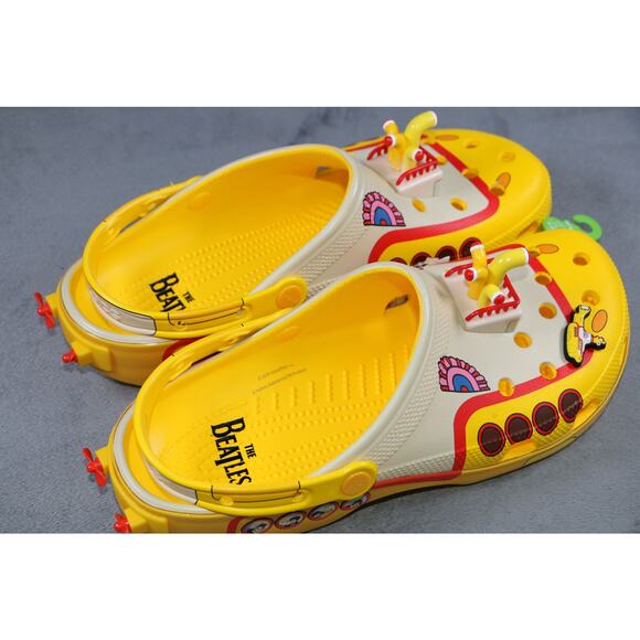 Crocs x The Beatles Yellow Submarine Classic Clogs Mens 13 Limited NWT